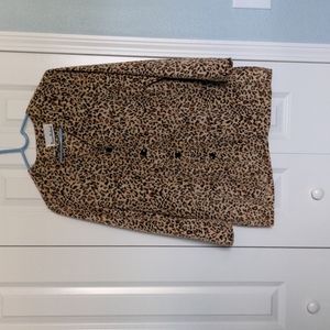 Diane Richard Leopard Print Blouse
